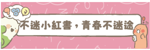 不迷小紅書，青春不迷途